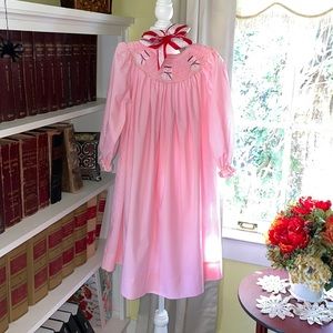 Girls Matching Boutique Christmas Snowman Long Sleeve Smocked Dress Size 6